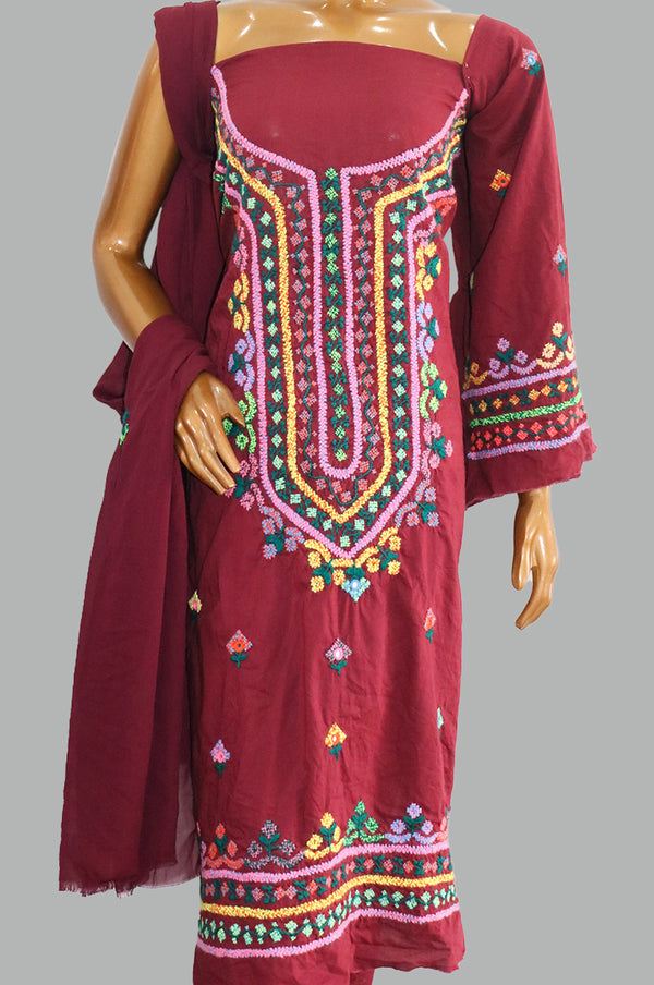 Balochi Tanka Maroon